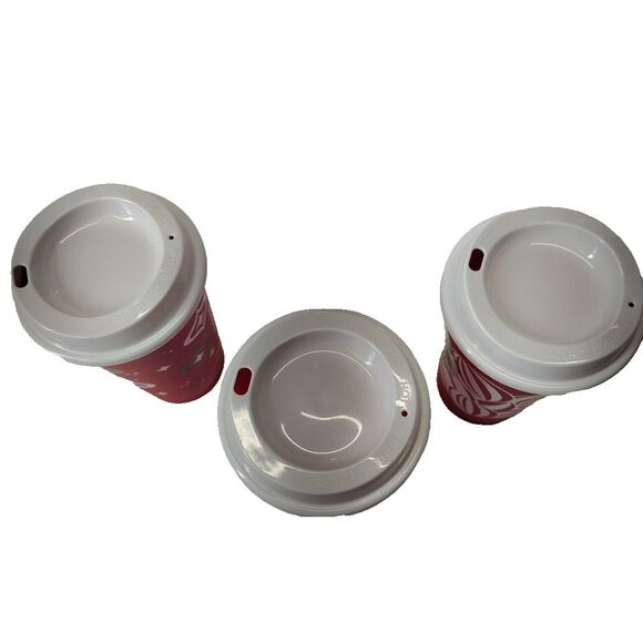 Starbucks Reusable Holiday Tumblers Red Set of 3 2013/23/24 Christmas Cup 16 Oz - Picture 5 of 10